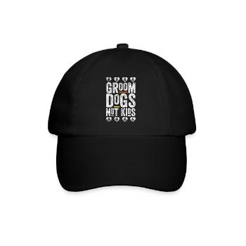 Groom Chiens Pas Enfants Drôles Chiens Amoureux - Casquette classique - noir/noir - Devant