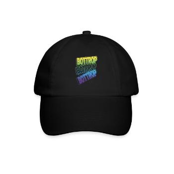 Bottrop Germany City Font Skyline Home - Baseball Cap - black/black - Front