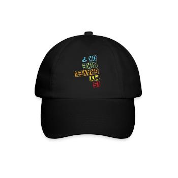 Is My Gravel Bike Ok - Gravel Bike Gravel Ride - Baseball Cap - black/black - Front