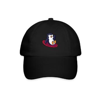 Penguin Sledge - Baseball Cap - black/black - Front