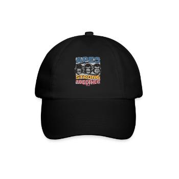 Apes Strong Together - Baseball Cap - black/black - Front