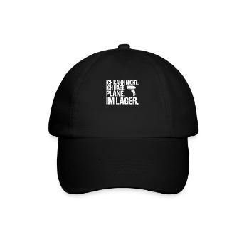 Fachkraft für Lagerlogistik Warehouse Worker Lager - Baseballkappe - Schwarz/Schwarz - Vorne