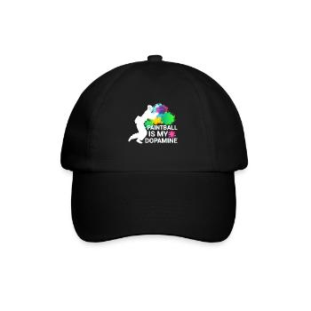 Le paintball est mon paintball drôle de dopamine - Casquette classique - noir/noir - Devant