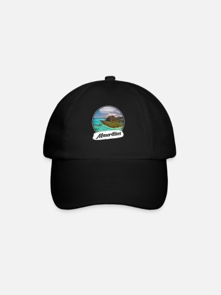Souvenir de l’île Maurice - Casquette classique - noir/noir