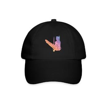 Gymnastics Silhouette - Baseball Cap - black/black - Front