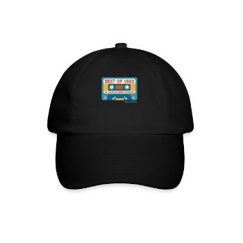 1923 Vintage Vintage Retro Geburtstagsgeschenk - Baseballkappe - Schwarz/Schwarz - Vorne