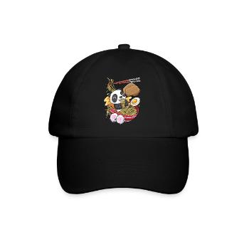 Kawaii Panda Bear Ramen Noodles Anime Amateurs - Casquette classique - noir/noir - Devant