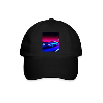 Vaporwave Esthétique Vintage Highway - Casquette classique - noir/noir - Devant