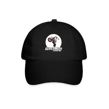 Supermoto / Supermotard / Supermoto Wheelie Bikers - Baseball Cap - black/black - Front