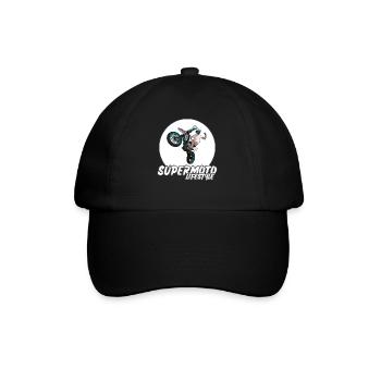 Supermoto / Supermotard / Supermoto Wheelie Bikers - Baseball Cap - black/black - Front
