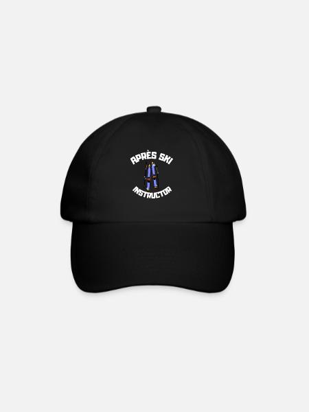 Après Ski Instructeur - Baseballcap - zwart/zwart