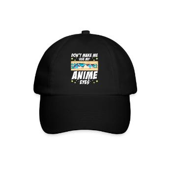 Anime Eyes Kawaii Manga Anime Fans - Baseball Cap - black/black - Front