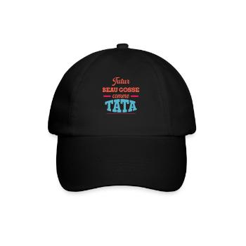 Beau Gosse Comme Tata Cadeau Annonce Grossesse - Casquette classique - noir/noir - Devant