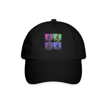 Enduro VTT VTT Équitation - Casquette classique - noir/noir - Devant