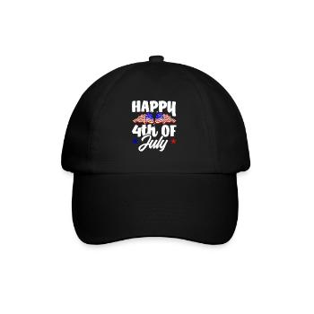 Amérique États-Unis Américain Américain - Casquette classique - noir/noir - Devant