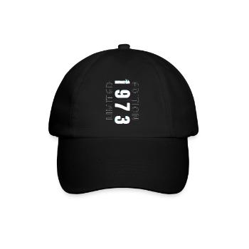 Édition Limitée Année de Naissance 1973 Cadeau Hommes - Casquette classique - noir/noir - Devant
