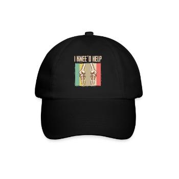 Knee knee surgery Knee joint I Knee'd Help Rehab - Baseball Cap - black/black - Front
