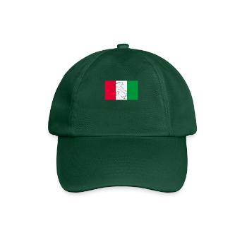 Italy Flag - Baseball Cap - bottle green - Front