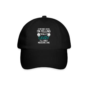 Parfois, quand je suis en train d’abattre vraiment fou drôle - Casquette classique - noir/noir - Devant