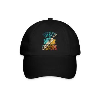 Imker Bienen Leg dich niemals mit einem Imker an G - Baseballkappe - Schwarz/Schwarz - Vorne