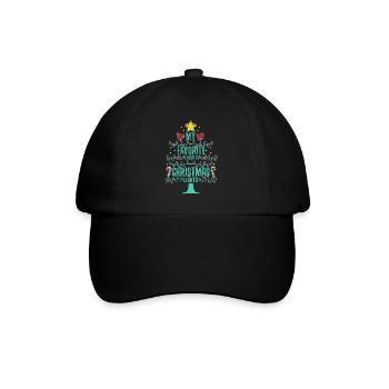 My favorite color is christmas lights - Baseball Cap - black/black - Front