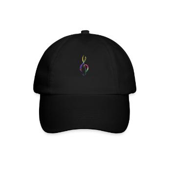 Musican Lover Headphones Just Music - Baseball Cap - black/black - Front