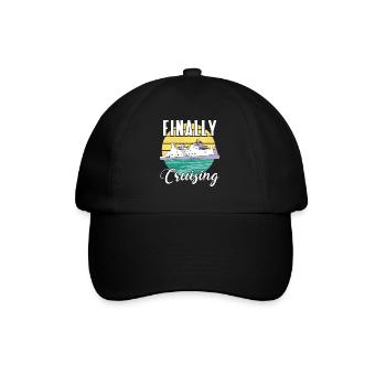 Croisière Croisière Vacances Mer - Casquette classique - noir/noir - Devant