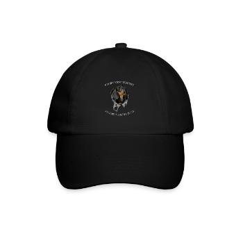Mein Dackel ist perfekt für alle Hundebesitzer - Baseballkappe - Schwarz/Schwarz - Vorne
