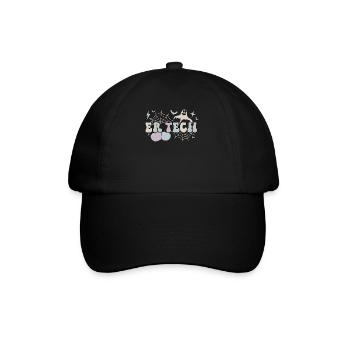 ER Tech Halloween Cadeau de technicien de salle d’urgence - Casquette classique - noir/noir - Devant
