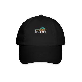 Colorado USA America Gift - Baseball Cap - black/black - Front