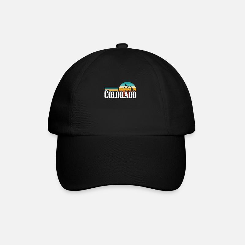 Colorado - Baseballkappe - Schwarz/Schwarz