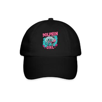 Dolphin Girls Dolphin Dolphins Dolphin Lovers - Baseball Cap - black/black - Front
