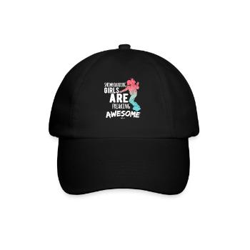 Wintersport für Frauen und Mädchen - Baseballkappe - Schwarz/Schwarz - Vorne