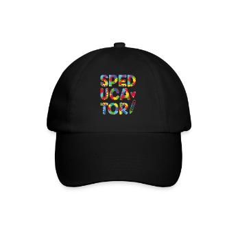 Speducator Enseignant en éducation spécialisée En éducation spécialisée - Casquette classique - noir/noir - Devant