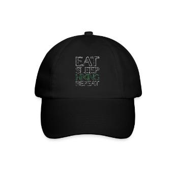 Manger Sleep Randonnée - Casquette classique - noir/noir - Devant