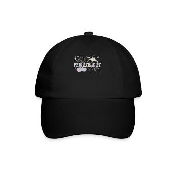 Pediatric PT Halloween Pediatric Physical Therapy - Baseball Cap - black/black - Front