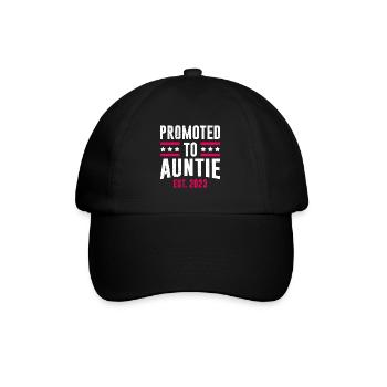 Promue tante 2023 Tu vas être une tante - Casquette classique - noir/noir - Devant