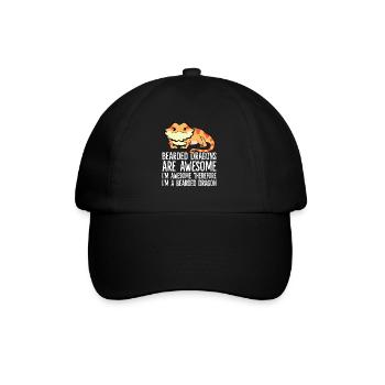 Bartagamen sind fantastisch Ich bin fantastisch - Baseballkappe - Schwarz/Schwarz - Vorne