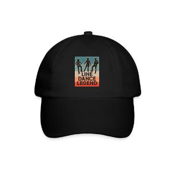 Line Dancing Cowboy Texas Line Dance Cadeau - Casquette classique - noir/noir - Devant
