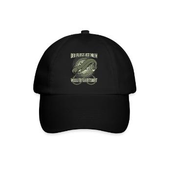 Angler Waller Angelsport Angeln Fisch - Baseballkappe - Schwarz/Schwarz - Vorne