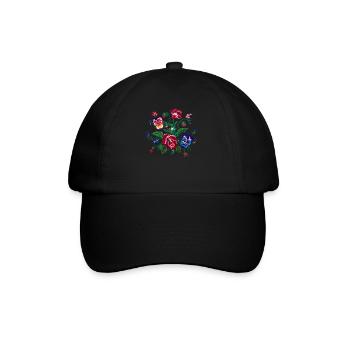 Vêtements nationaux ukrainiens - Casquette classique - noir/noir - Devant