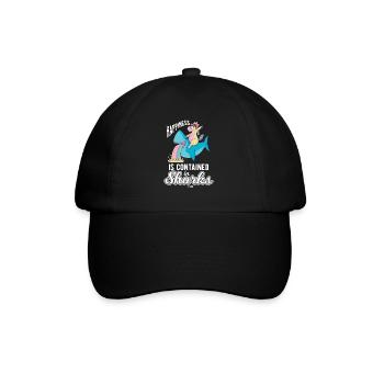Poisson Licorne Mer Cowboy Shark Riding - Casquette classique - noir/noir - Devant