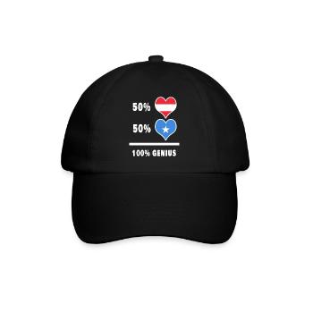 Austria and Somalia ingenious / Gift - Baseball Cap - black/black - Front