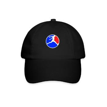 Parkour Logo - Baseball Cap - black/black - Front