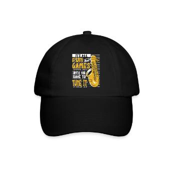 Saxophoniste Saxophoniste Saxophoniste - Casquette classique - noir/noir - Devant
