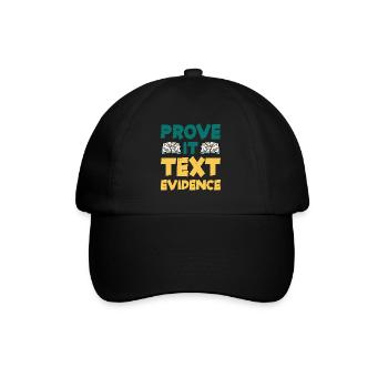 Prove It, Text Evidence 30 - Baseball Cap - black/black - Front