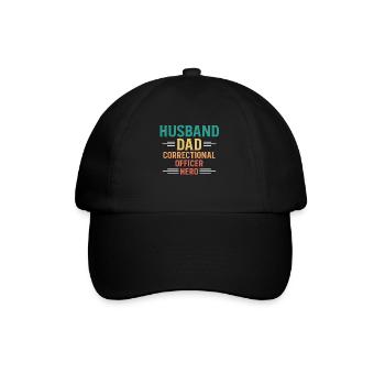 Mari Papa Agent correctionnel Héros - Casquette classique - noir/noir - Devant