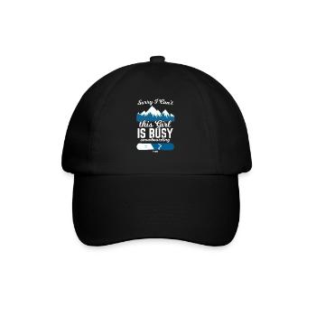 Sorry i Can ́t Snowboard Girl - Baseball Cap - black/black - Front