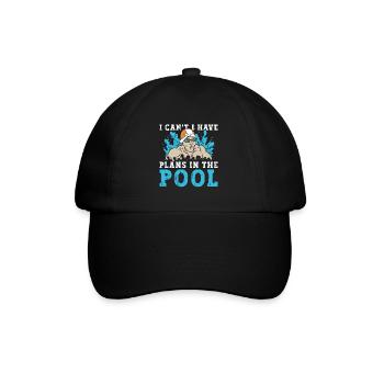 Schimmer Schwimmen Je ne peux pas avoir de plans dans le - Casquette classique - noir/noir - Devant