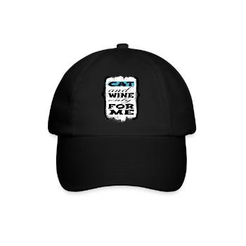 guenon avacato cute cat collage tshirts animal cat - Baseball Cap - black/black - Front